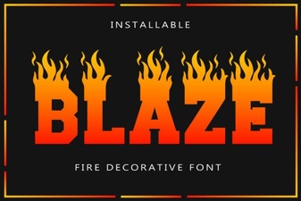 Blaze Font: Bold Display Typography for Creative Projects
