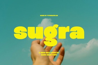 Sugra Font: a Clean Geometric Sans for Modern Design