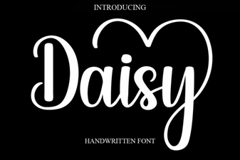 Daisy Font – Elegant Script Font for Creative Design Projects