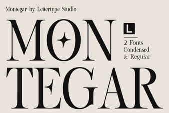 Montegar Font: Elegant Typography for Creative Design Projects