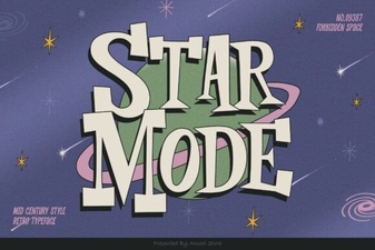 Star Mode Font – Bold Slab Serif Display Typeface